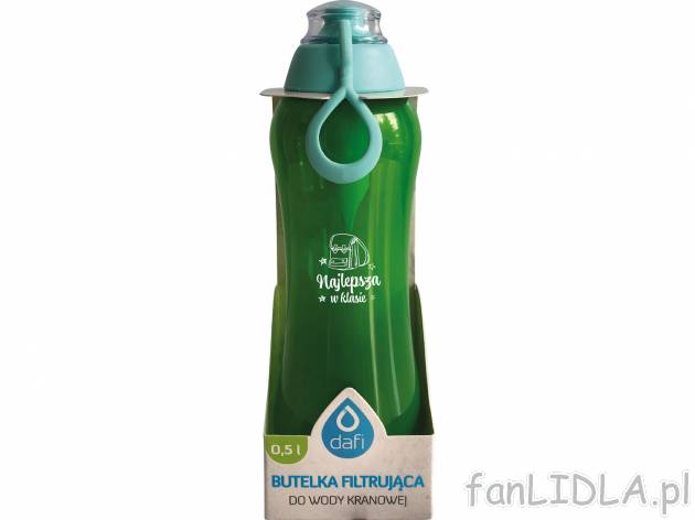 Butelka filtrująca Dafi Soft 0,5 l , cena 26,99 PLN 
- lekka i poręczna
- z ...