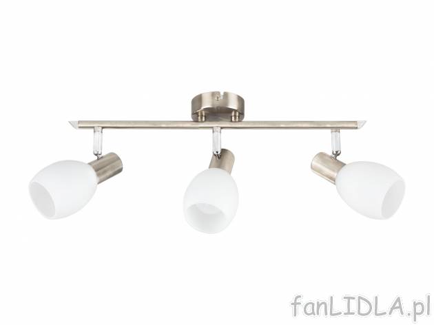 Lampa LED Livarno, cena 69,90 PLN 
- 3 energooszczędne żar&oacute;wki LED ...