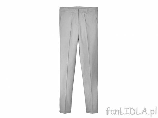 Spodnie typu cygaretki , cena 44,99 PLN. Eleganckie spodnie z nogawkami w kant. ...