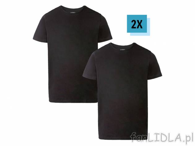 T-shirt męski z bawełny, 2 szt.* , cena 9,99 PLN 
*Artykuł dostępny wyłącznie ...