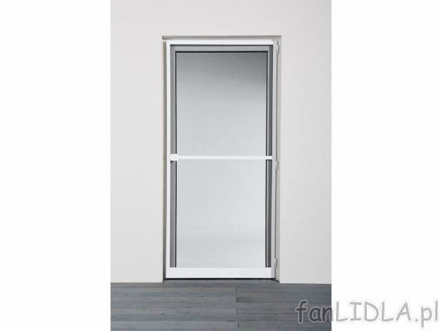 Moskitiera na drzwi z ramą aluminiową , cena 139,00 PLN 
- wymiary: 100 x 210 ...