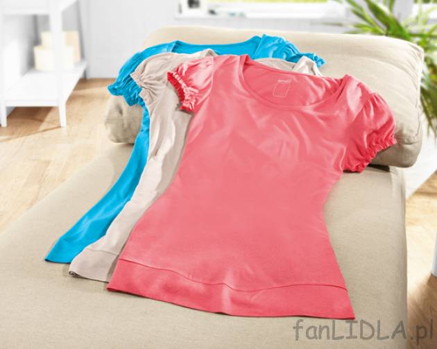 T-shirt damski długi, cena 24,99PLN
- modny, przedłużany fason
- pasuje do ...