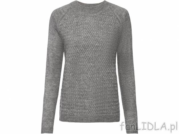 Sweter damski z wełną Esmara, cena 39,99 PLN 
- rozmiary: S-L
- miękki, przyjemny ...