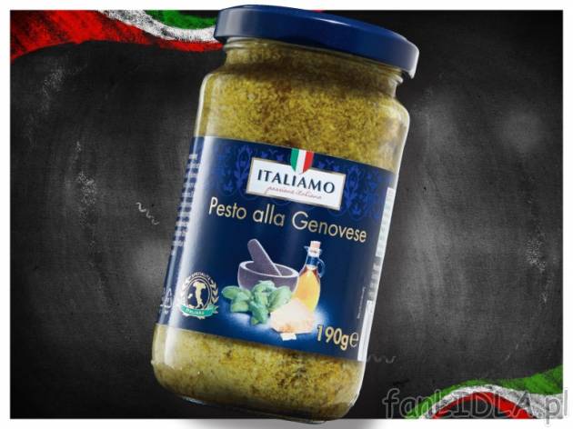 Pesto , cena 4,99 PLN za 190 g, 100g=2,63 PLN. 
- Znakomite pasty ziołowo-warzywne ...
