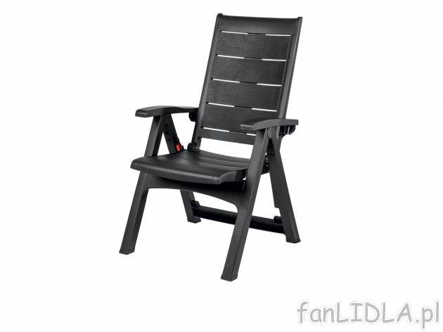 Składany fotel , cena 99,00 PLN 
- wymiary: 109 cm x 63 cm x 65 cm (wys. x szer. ...