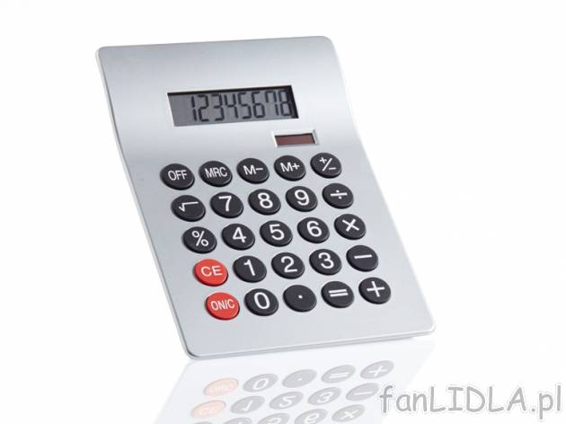 Kalkulator biurkowy lub kieszonkowy United Office, cena 11,99 PLN za 1 szt. 
- 2 ...