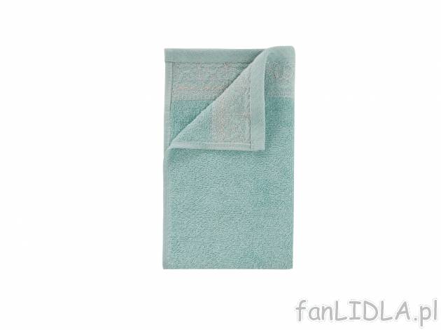 Ręczniki z elegancką, srebrną bordiurą , cena 8,99 PLN 
- 5 kolorów
- 100% ...