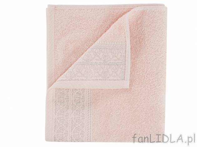 Ręczniki z elegancką, srebrną bordiurą , cena 11,99 PLN 
- 5 kolorów
- 100% ...