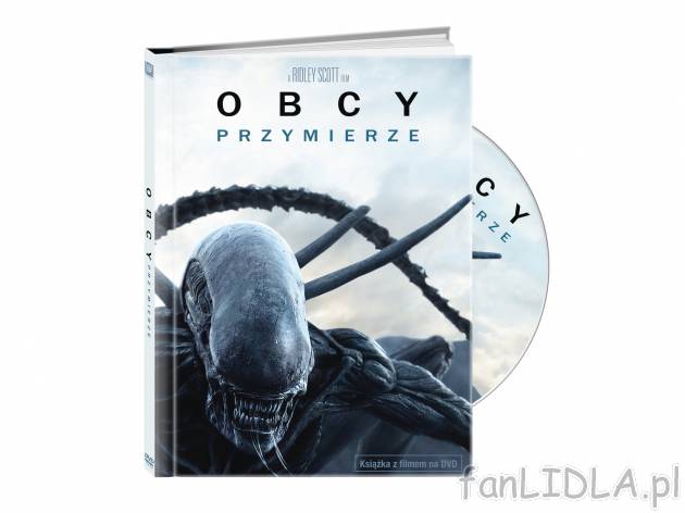 Film DVD i książka ,,Przymierze&quot; , cena 19,99 PLN 
Ridley Scott powraca ...