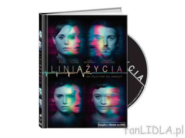 Film DVD i książka ,,Linia życia&quot; , cena 19,99 PLN 
Piątka student&oacute;w ...
