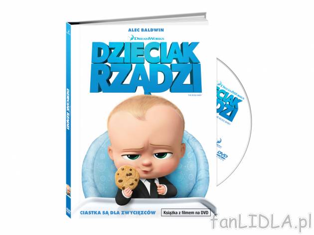 Film DVD i książka ,,Dzieciak rządzi&quot; , cena 9,99 PLN 
DreamWork Animation ...