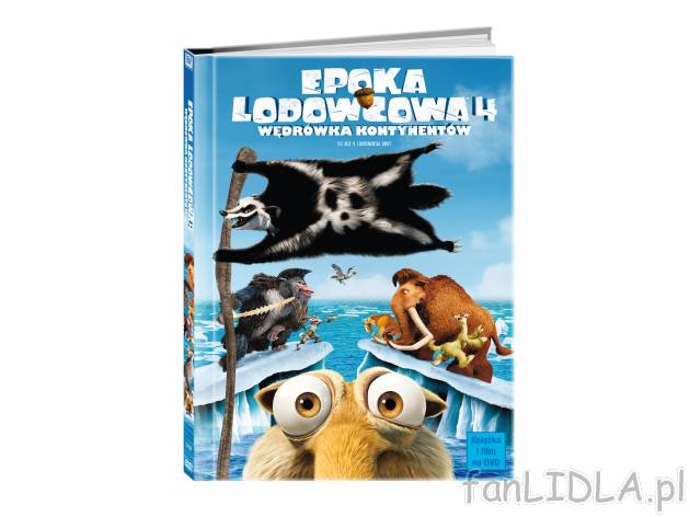 Film DVD i książka ,,Epoka lodowcowa 4. Wędrówka kontynentów&quot; , cena ...