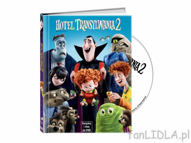Film DVD i książka ,,Hotel Transylwania 2&quot; , cena 9,99 PLN 
W tej zupełnie ...
