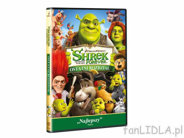 Film DVD ,,Shrek Forever&quot; , cena 9,99 PLN 
Tęskniąc&nbsp; za czasami, ...