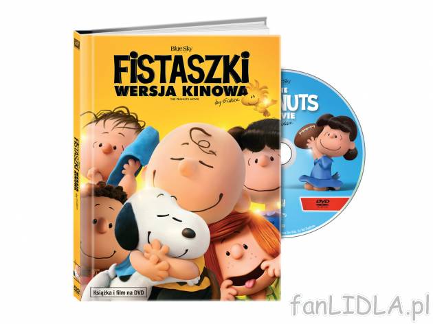 Film DVD i książka ,,Fistaszki&quot; , cena 9,99 PLN 
Charlie Brown, Snoopy, ...