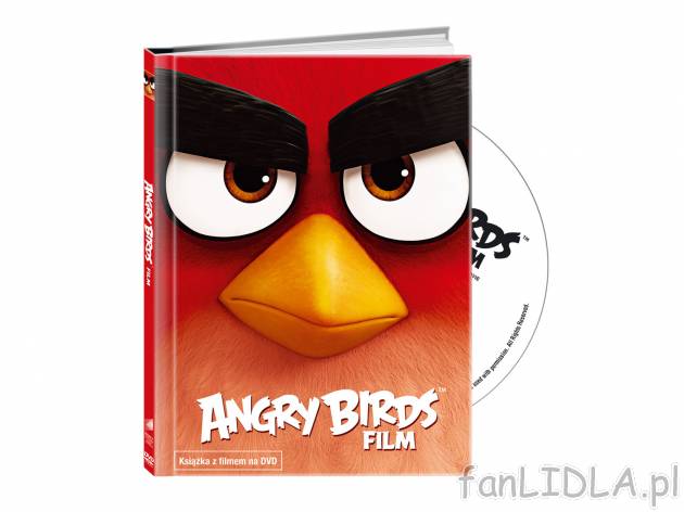 Film DVD i książka ,,Angry Birds&quot; , cena 9,99 PLN 
Ta przezabawna animowana ...