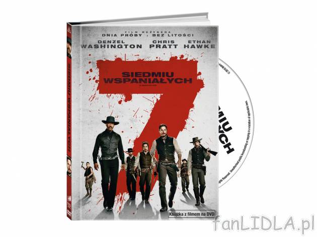Film DVD i książka ,,Siedmiu wspaniałych&quot; , cena 9,99 PLN 
Reżyser ...