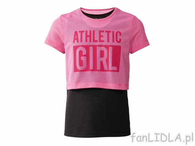 Koszulka dziewczęca , cena 19,99 PLN. Sportowy T-shirt z modnymi napisami. Do wyboru ...