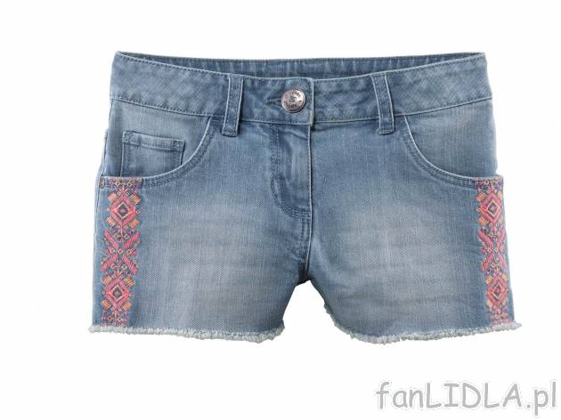 Szorty jeansowe , cena 27,00 PLN 
- rozmiary: 122-164 (nie wszystkie wzory dostępne ...