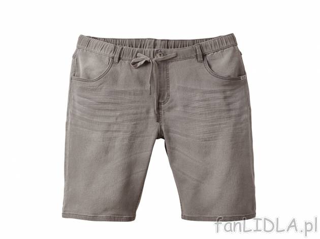 Bermudy , cena 39,99 PLN  
-  rozmiary: 58-64
-  2 wzory
-  miękki, elastyczny jeans