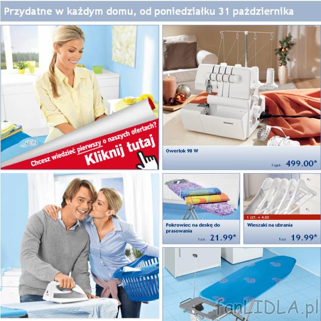 Przydatne w każdym domu, Promocje Lidl od poniedziałku 31 października. Promocje