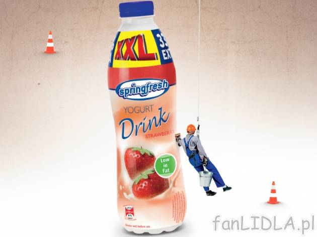 Jogurt pitny XXL , cena 4,99 PLN za 1 kg/1 opak. 
- Lekki i aksamitny jogurt pitny. ...