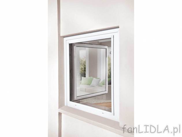 Moskitiera okienna z ramą aluminiową , cena 74,90 PLN 
- wymiary: 130 x 150 cm
- ...