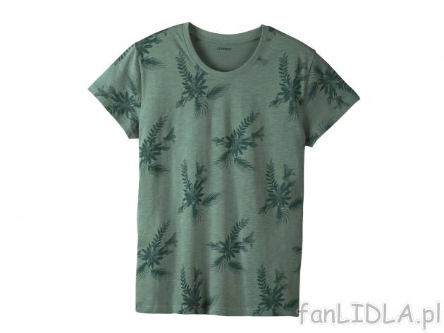 T-shirt , cena 22,99 PLN. Męski T-shirt z okrągłym dekoltem, z modnymi nadrukami. ...
