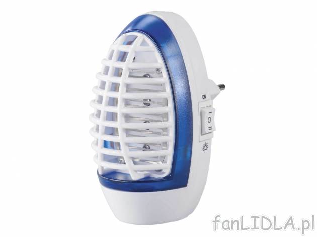 Lampa owadobójcza LED , cena 19,99 PLN 
- niebieskie światło UVA zwabia komary ...