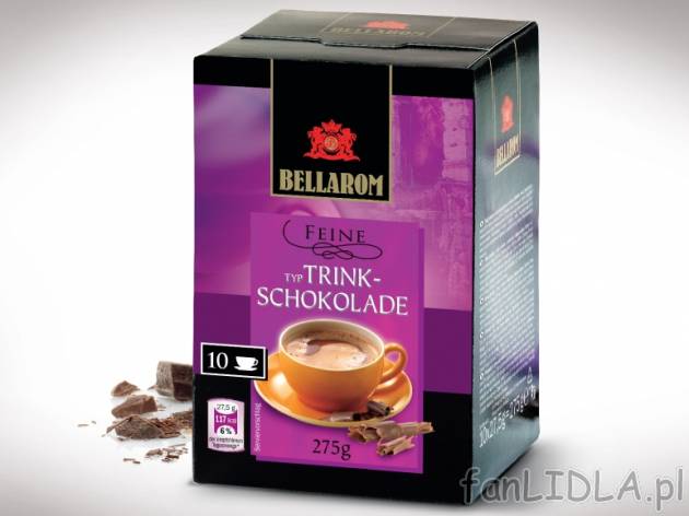Napój kawowy typu gorąca czekolada , cena 7,99 PLN za 275 g, 1kg=29,05 PLN. 
- ...