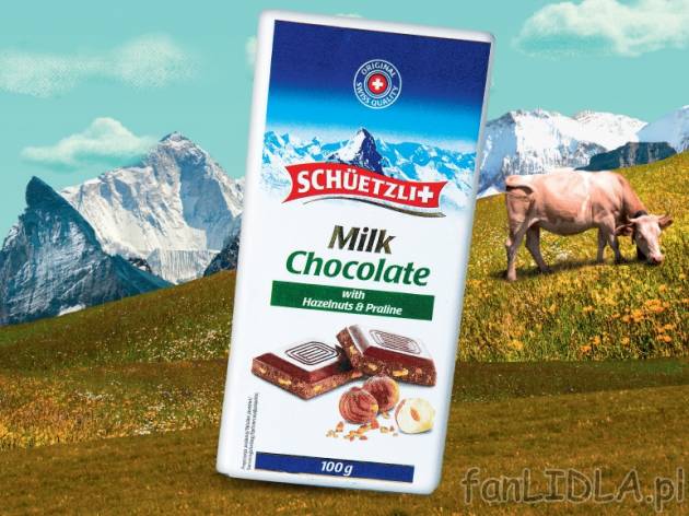 Czekolada szwajcarska , cena 3,33 PLN za 100 g 
- Najwyższej jakości czekolada ...