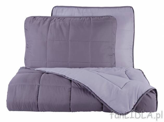 Dwustronny komplet kołdra + 2 poduszki , cena 89,00 PLN 
- W SUPERCENIE
- 3 kolory
- ...