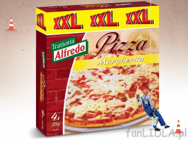 Pizza , cena 9,99 PLN za 4x300/3x340 g/1 opak., 1kg=8,33/9,79 PLN. 
- Pyszna i ...