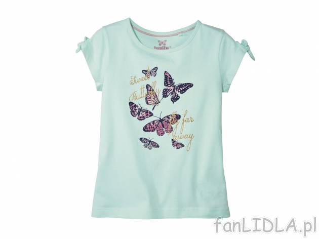 Koszulka dziewczęca , cena 9,99 PLN 
- rozmiary: 86-116 (nie wszystkie wzory dostępne ...