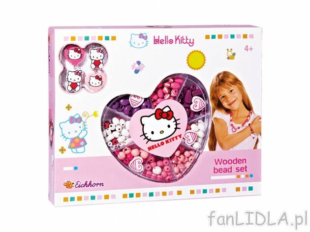 Koraliki Hello Kitty , cena 24,99 PLN za 1 opak. 
- szeroka gama akcesoriów do ...