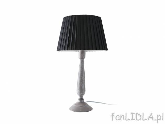 Lampa stołowa , cena 59,90 PLN. Lampa pasująca zarówno do wnętrz klasycznych, ...
