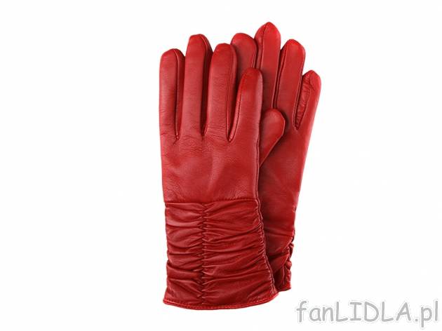 Damskie rękawiczki skórzane Wittchen , cena 99,00 PLN za 1 para 
- z włoskiej ...