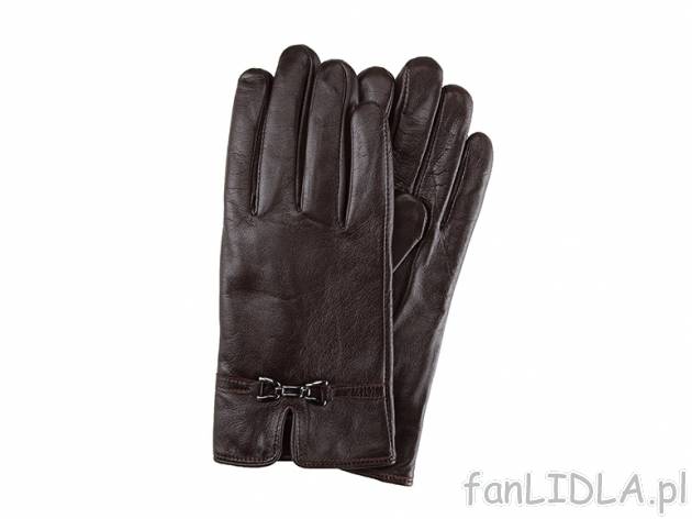 Męskie rękawiczki skórzane Wittchen , cena 99 PLN 
- z włoskiej skóry naturalnej ...
