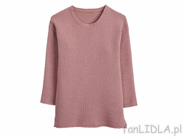 Sweter dziewczęcy od marki Pepperts, cena 29,99 PLN. W kolorze różowym, czarnym ...
