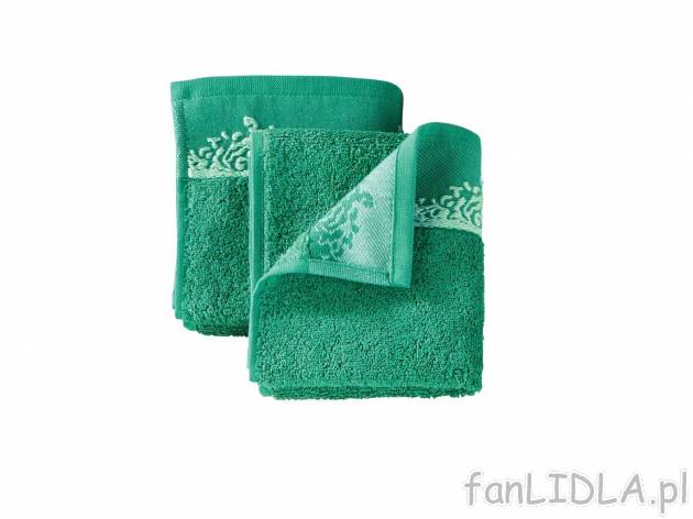 Ręczniki 30 x 50 cm, 2 szt. , cena 9,99 PLN 
do wyboru:
- 6  kolorów z atłasowym ...