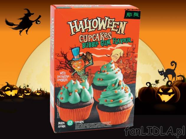 Muffinki Halloween , cena 5,99 PLN za 279/350 g, 1 kg = 21,47/17,11 PLN. 
- Mieszanki ...