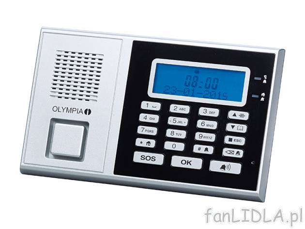 Bezprzewodowa instalacja alarmowa z funkcją telefonu alarmowego , cena 399,00 PLN ...