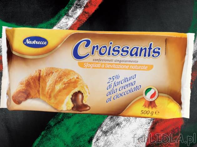 Croissant z nadzieniem , cena 9,99 PLN za 10 x 50 g, 1 kg = 19,98 PLN. 
- 10 pysznych ...
