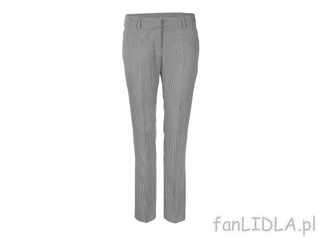 Spodnie damskie o prostym kroju, z nogawkami w kant, cena 44,99 PLN 
- rozmiary: ...