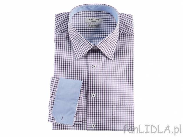 Koszula męska , cena 49,99 PLN za 1 szt. 
- w modnym kroju: regular fit lub slim ...