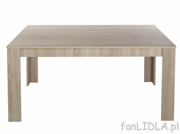 Stół* , cena 279,00 PLN 
- ok. 160 x 90 x 75 cm (dł. x szer. x wys.) 
- stabilna ...