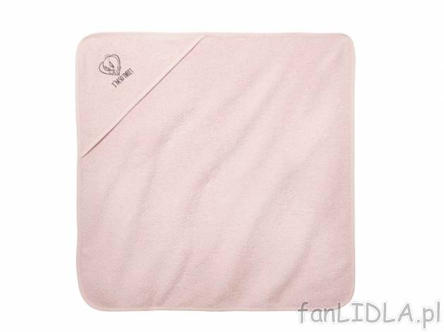 Ręcznik dziecięcy z kapturem 75 x 75 cm , cena 24,99 PLN 
- 3 wzory
- 100% bawełna
- ...