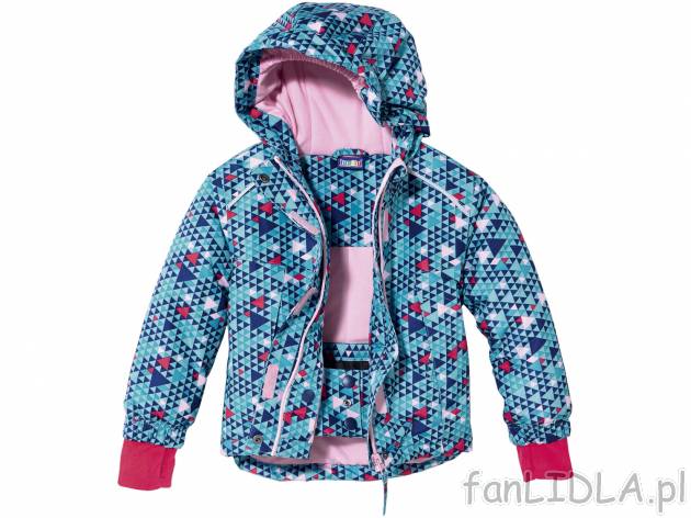 Dziecięca kurtka zimowa , cena 59,00 PLN 
- kaptur z elastycznym brzegiem dla ...