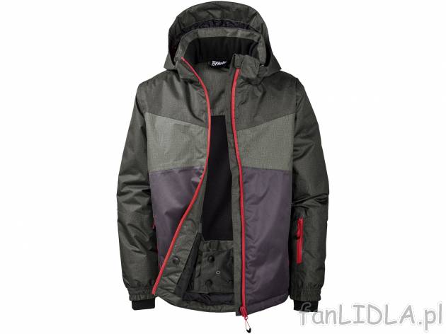 Młodzieżowa kurtka zimowa , cena 59,00 PLN 
- kaptur z elastycznym brzegiem dla ...
