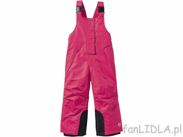 Dziecięce spodnie zimowe , cena 44,00 PLN 
- rozmiary: 86-116
- elementy odblaskowe
- ...